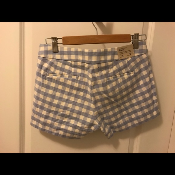 J Crew Factory Gingham Shorts 3” inseam - Picture 3 of 4